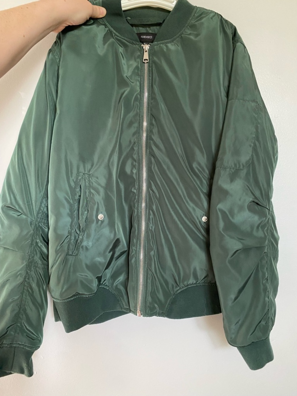 Green Bomber Jacket